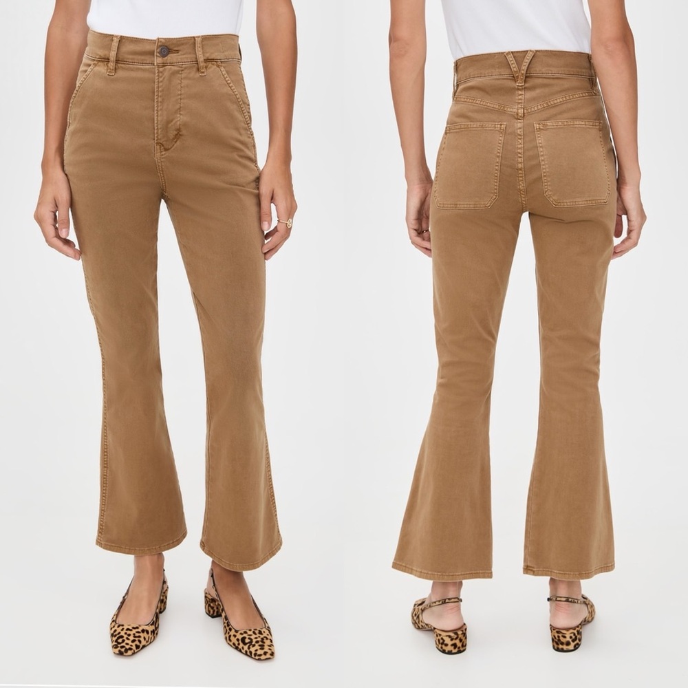 NWOT Veronica Beard Carson Kick-Flare Jeans Acorn 24